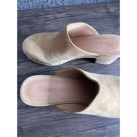 Madewell Tan Heeled Mules - Picture 9 of 10